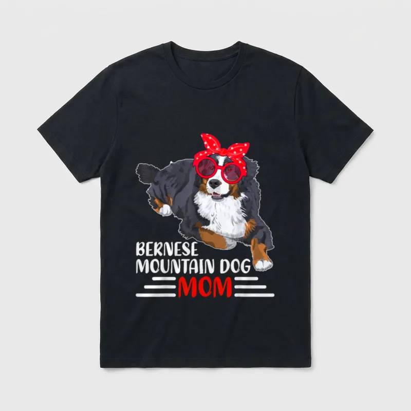 Süße Berner Sennenhund Mama T-Shirt – Klassisches T-Shirt in Schwarz