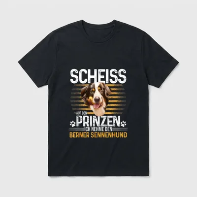Berner Sennenhund Hunde Hunderasse T-Shirt – Klassisches T-Shirt in Schwarz