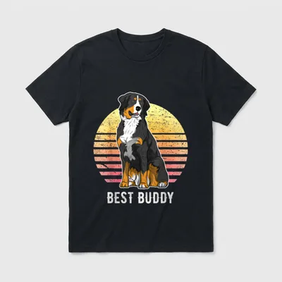Bernese Mountain Dog Berner T-Shirt – Klassisches T-Shirt in Schwarz