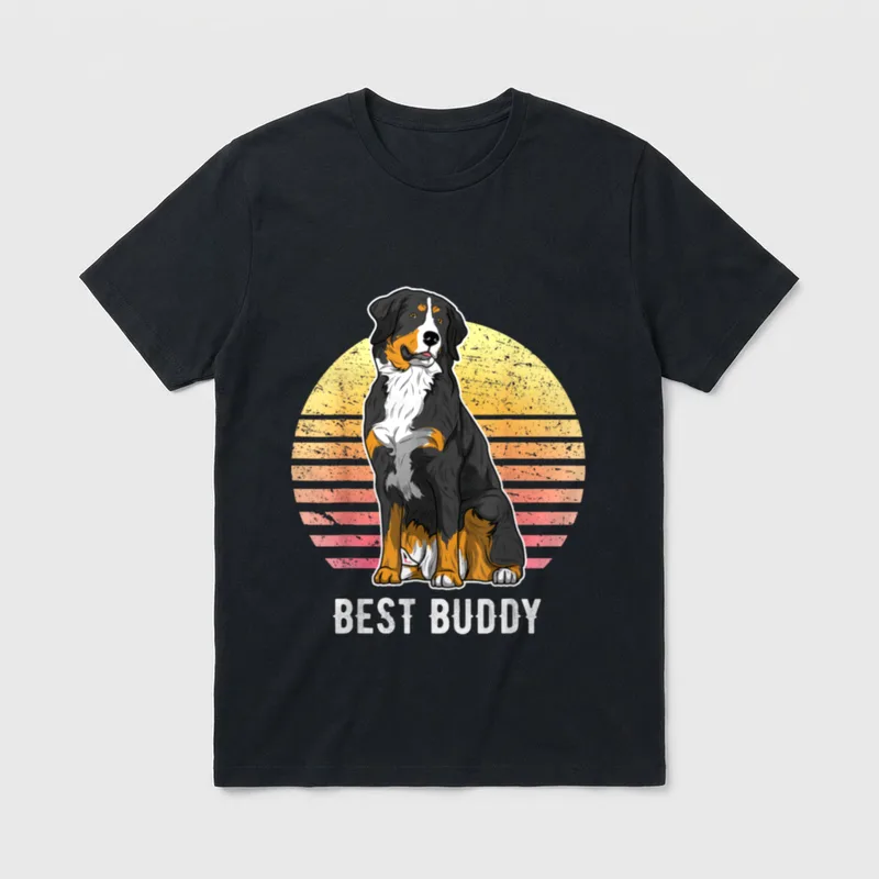 Bernese Mountain Dog Berner T-Shirt – Klassisches T-Shirt in Schwarz