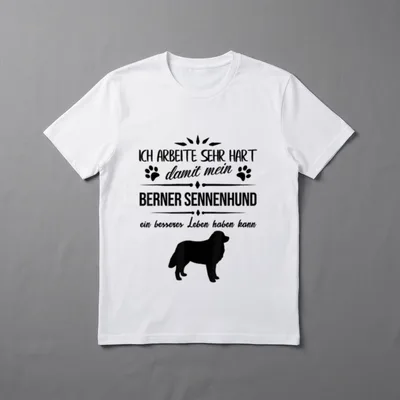 Ich arbeite sehr hart... lustiges T-Shirt – Klassisches T-Shirt in Schwarz