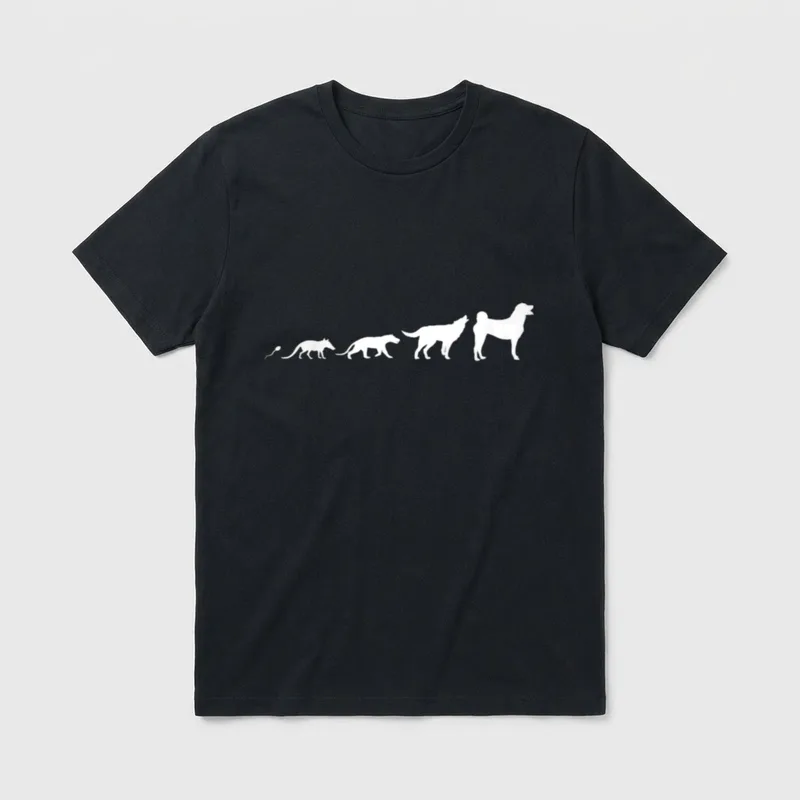 Appenzeller Sennenhund Hunde Evolution T-Shirt – Klassisches T-Shirt in Schwarz