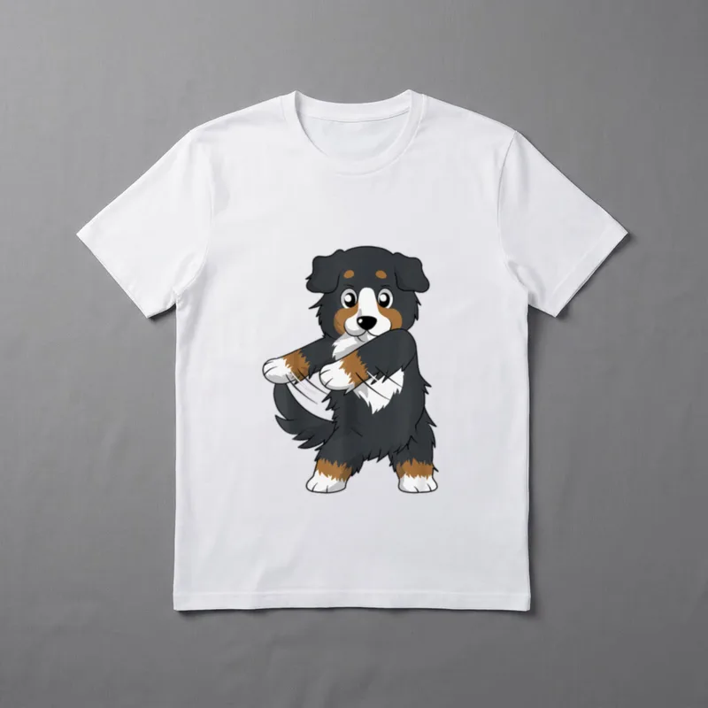 Berner Sennenhund Floss Like T-Shirt – Klassisches T-Shirt in Schwarz