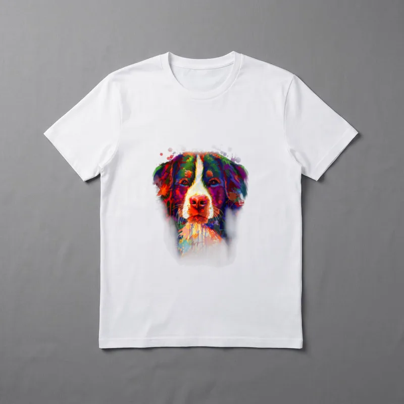 Berner Sennenhund Hund T-Shirt 0234 – Klassisches T-Shirt in Schwarz