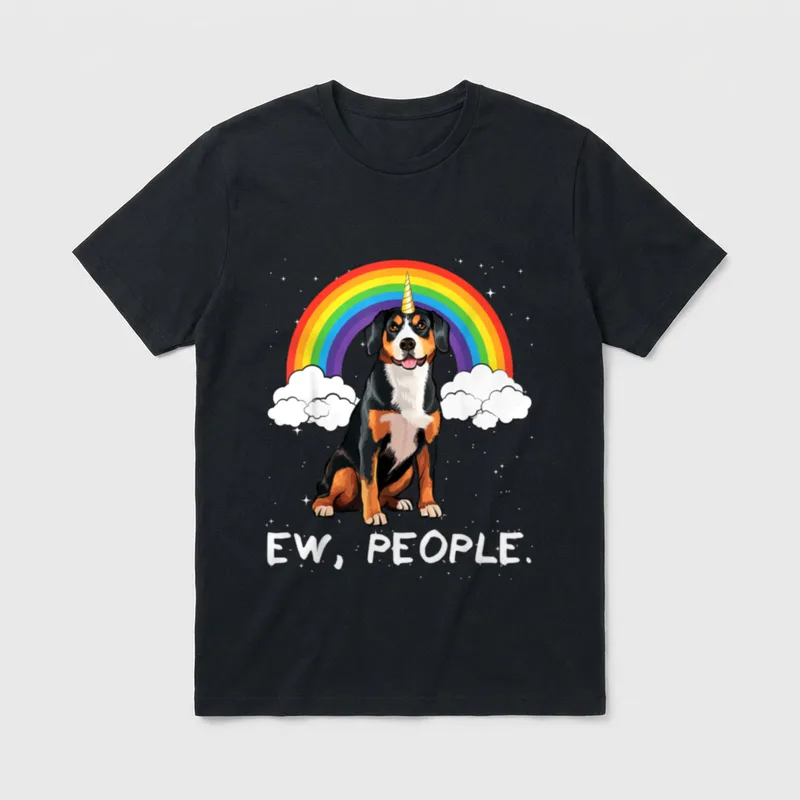 Rainbow Entlebucher Sennenhund Ew T-Shirt – Klassisches T-Shirt in Schwarz