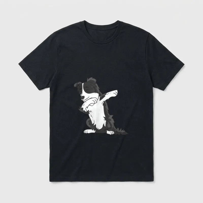 Border Collie für Hundefreunde T-Shirt – Klassisches T-Shirt in Schwarz