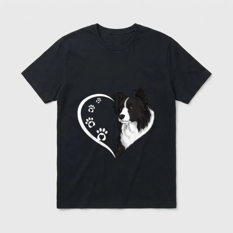 Border Collie für Frauen T-Shirt – Klassisches T-Shirt in Schwarz