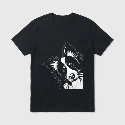 Border Collie niedlicher Hund T-Shirt – Klassisches T-Shirt in Schwarz