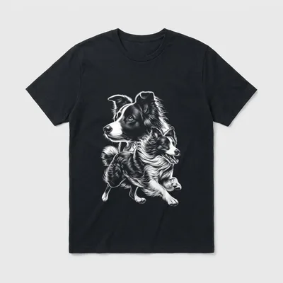 MyAnimal Your Favourite Animal T-Shirt – Klassisches T-Shirt in Schwarz