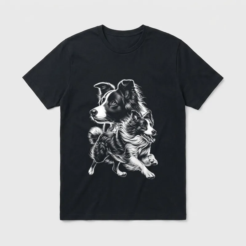 MyAnimal Your Favourite Animal T-Shirt – Klassisches T-Shirt in Schwarz