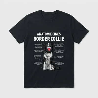 Border Collie Geschenke T-Shirt – Klassisches T-Shirt in Schwarz
