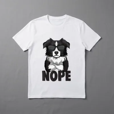 Border Collie Hunde Frauchen T-Shirt – Klassisches T-Shirt in Schwarz
