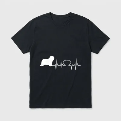 Bearded Collie für Frauen T-Shirt – Klassisches T-Shirt in Schwarz
