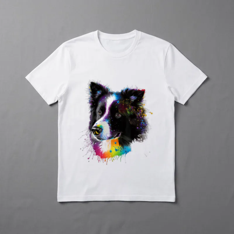 Süßer Border Collie Hund T-Shirt – Klassisches T-Shirt in Schwarz