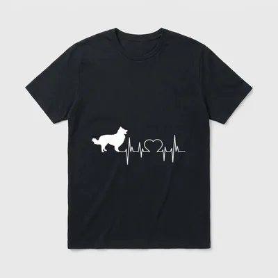 Border Collie für Frauen Männer T-Shirt – Klassisches T-Shirt in Schwarz