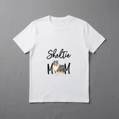 Sheltie Shelties MERLE Sheltie T-Shirt – Klassisches T-Shirt in Schwarz