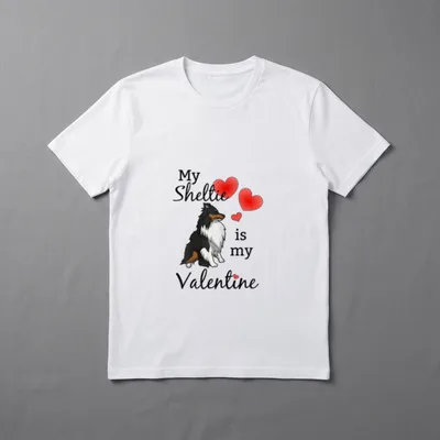 Shelties Sheltie Tri Sheltie T-Shirt – Klassisches T-Shirt in Schwarz