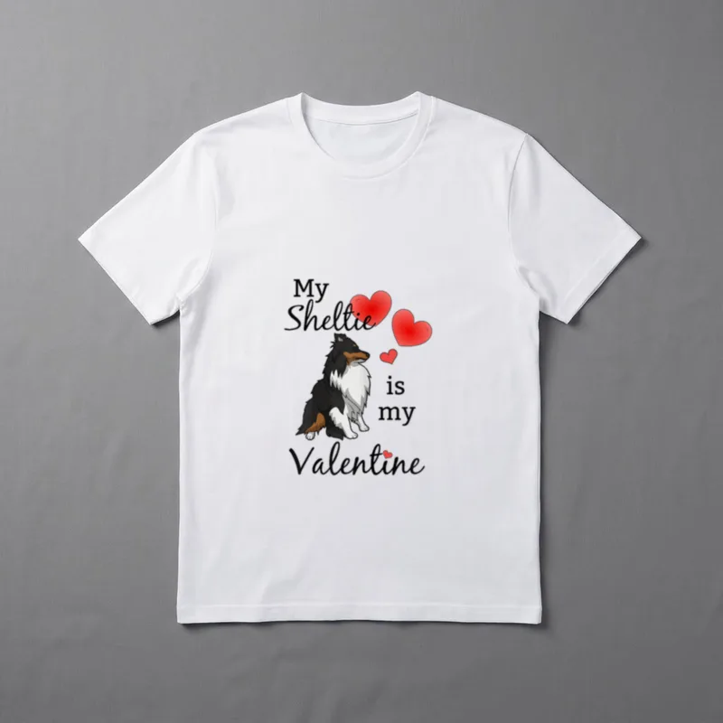 Shelties Sheltie Tri Sheltie T-Shirt – Klassisches T-Shirt in Schwarz