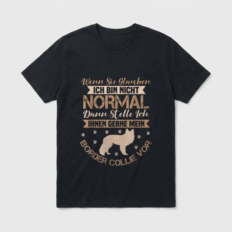 Border Collie für Hundebesitzer T-Shirt – Klassisches T-Shirt in Schwarz