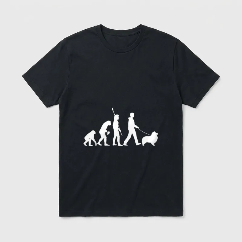 Sheltie T-Shirt 0114 – Klassisches T-Shirt in Schwarz