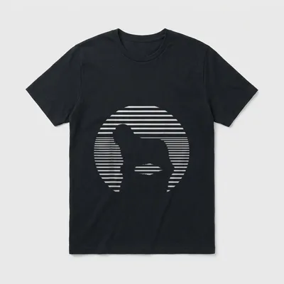 Bearded Collie für Frauen Männer T-Shirt – Klassisches T-Shirt in Schwarz