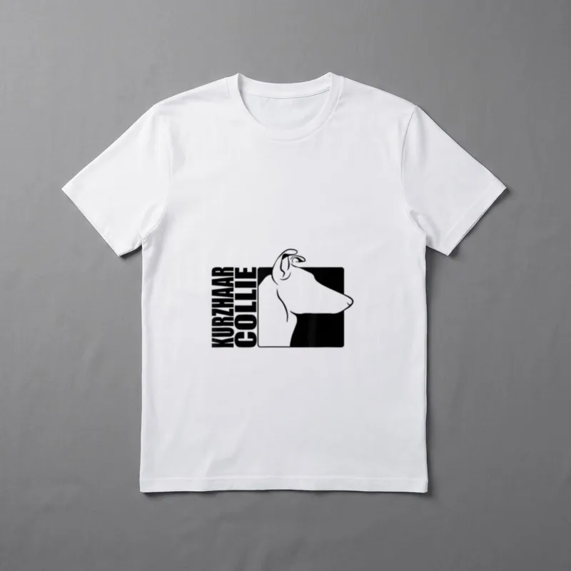 Kurzhaarcollie Profil Hunderasse Hunde T-Shirt – Klassisches T-Shirt in Schwarz