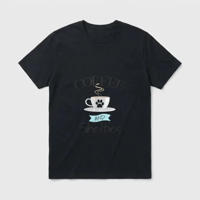 Shetland Sheepdog Dog & T-Shirt – Klassisches T-Shirt in Schwarz