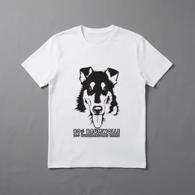 Kurzhaarcollie Kurzhaar Collie Hund T-Shirt – Klassisches T-Shirt in Schwarz