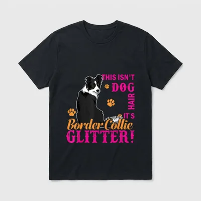 Das ist kein Hundehaar es T-Shirt – Klassisches T-Shirt in Schwarz