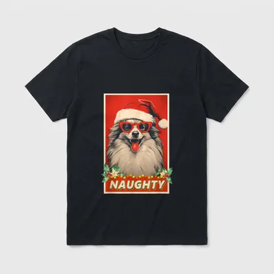 Lustiges Shetland Sheepdog Sheltie T-Shirt – Klassisches T-Shirt in Schwarz