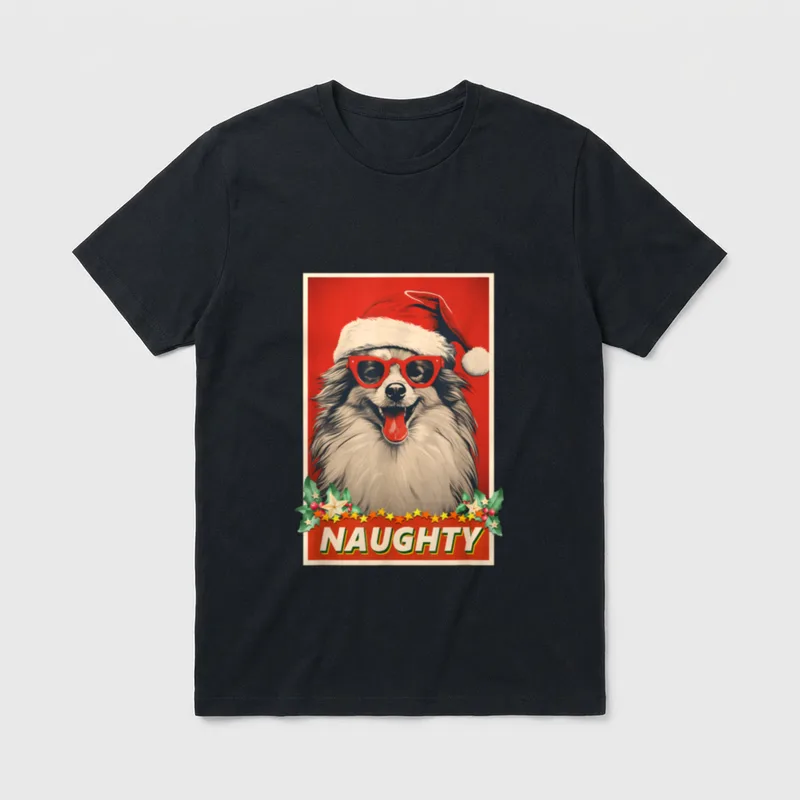 Lustiges Shetland Sheepdog Sheltie T-Shirt – Klassisches T-Shirt in Schwarz