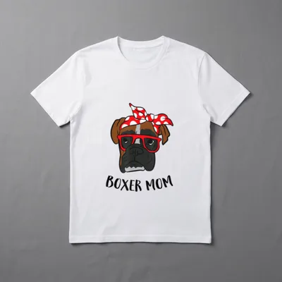 Lustige Boxer Mama Süße T-Shirt – Klassisches T-Shirt in Schwarz