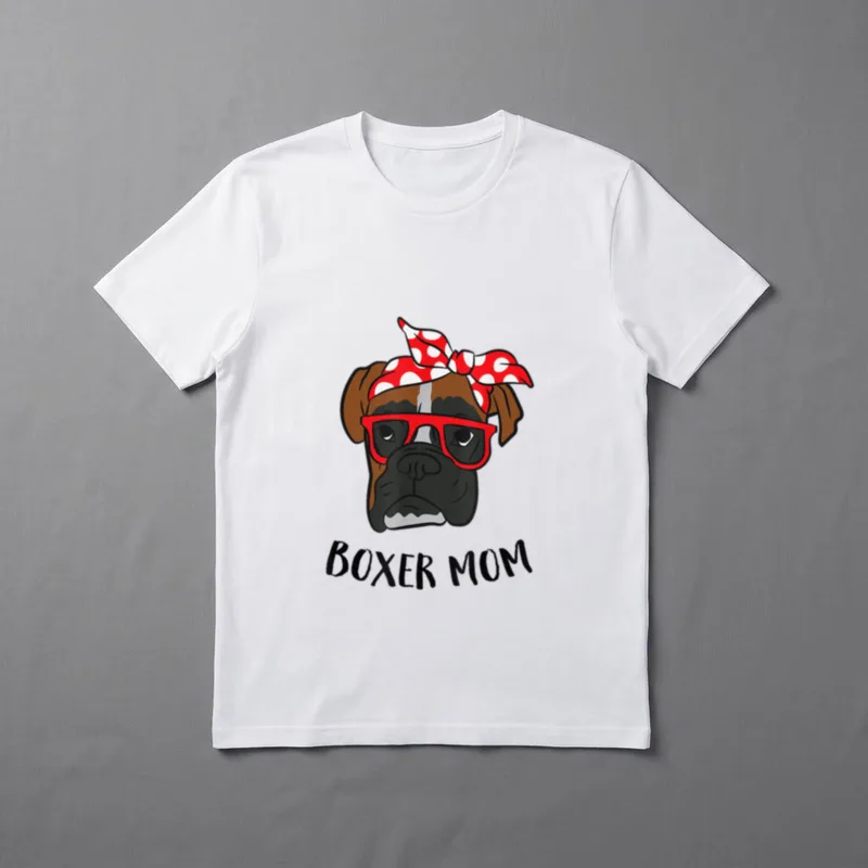 Lustige Boxer Mama Süße T-Shirt – Klassisches T-Shirt in Schwarz
