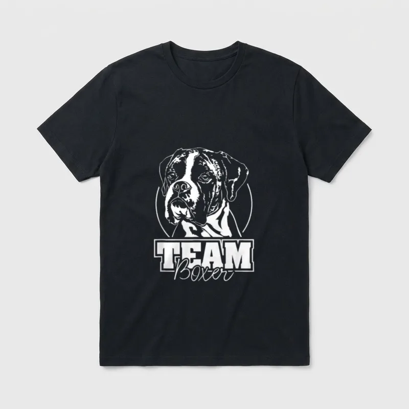 Deutscher Boxer Hund IGP T-Shirt – Klassisches T-Shirt in Schwarz
