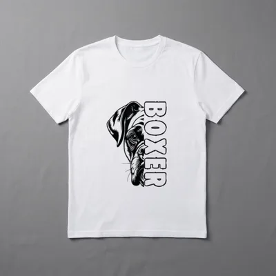 Boxer Hund Deutscher Boxer Herrchen T-Shirt – Klassisches T-Shirt in Schwarz