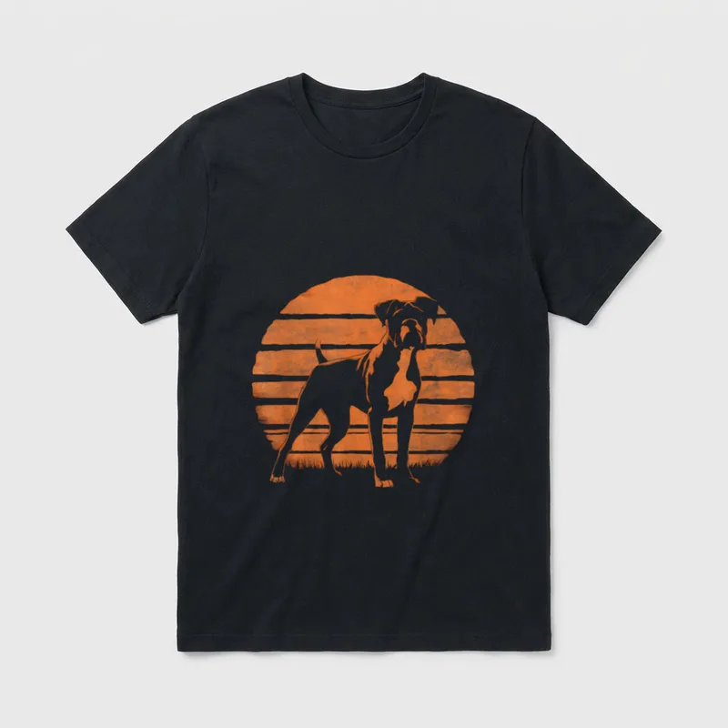 Retro Vintage Design Deutscher T-Shirt – Klassisches T-Shirt in Schwarz