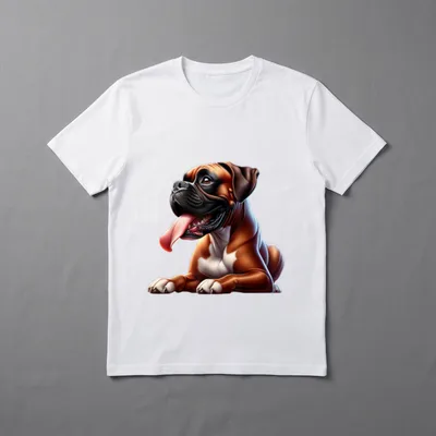 Boxer Motiv Boxer Hund T-Shirt – Klassisches T-Shirt in Schwarz