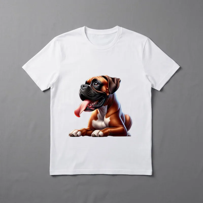 Boxer Motiv Boxer Hund T-Shirt – Klassisches T-Shirt in Schwarz