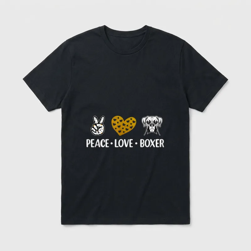 Boxer Hund Lustiger Spruch T-Shirt – Klassisches T-Shirt in Schwarz