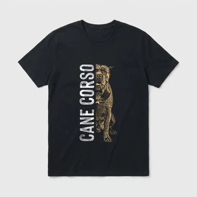 Cane Corso Hundeliebhaber Italienischer T-Shirt – Klassisches T-Shirt in Schwarz