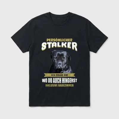 Cane Corso Cane Corso T-Shirt 0006 – Klassisches T-Shirt in Schwarz