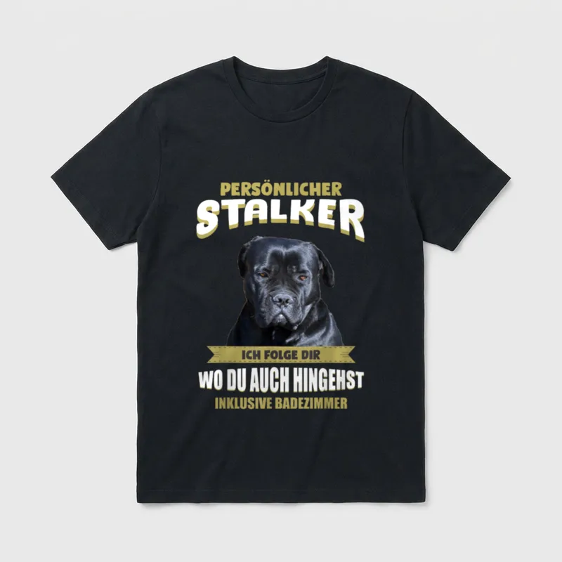 Cane Corso Cane Corso T-Shirt 0006 – Klassisches T-Shirt in Schwarz