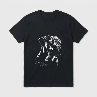 Cane Corso Hund Hunde T-Shirt – Klassisches T-Shirt in Schwarz