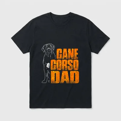 Hundliebhaber Italienischer Cane Corso T-Shirt – Klassisches T-Shirt in Schwarz