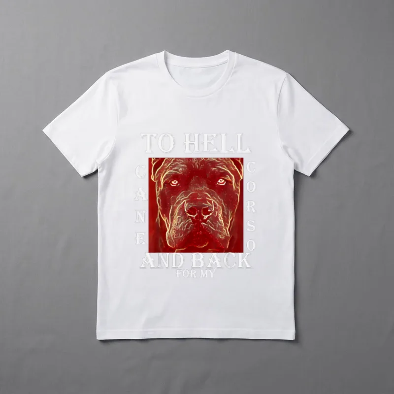 Cane Corso zur Hölle T-Shirt – Klassisches T-Shirt in Schwarz