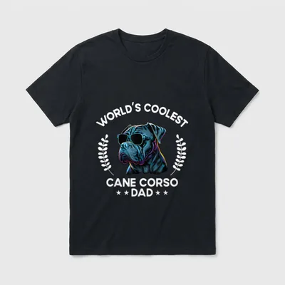 The Woof Wardrobe Cane T-Shirt – Klassisches T-Shirt in Schwarz