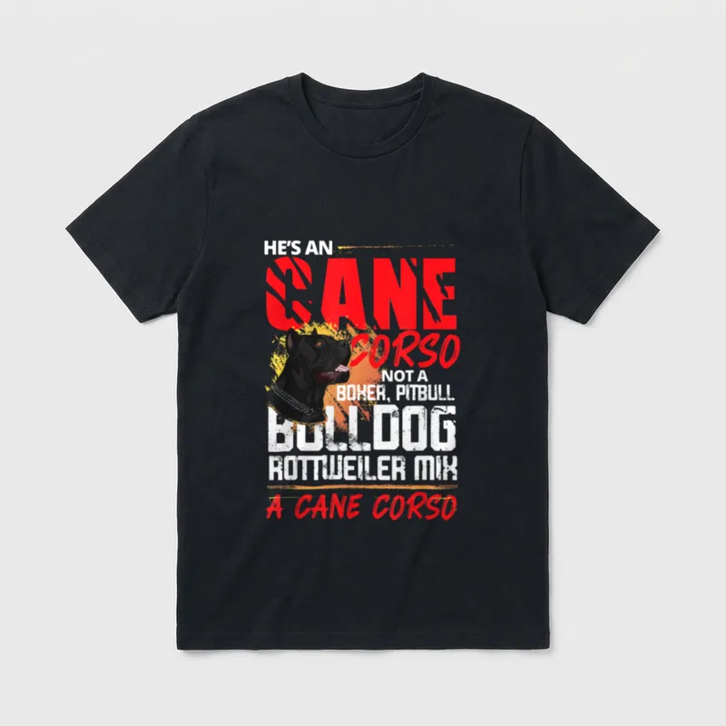 Cane Corso T-Shirt 0025 – Klassisches T-Shirt in Schwarz
