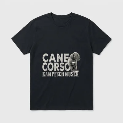 Cane Corso Kampfschmuser Mastino T-Shirt – Klassisches T-Shirt in Schwarz