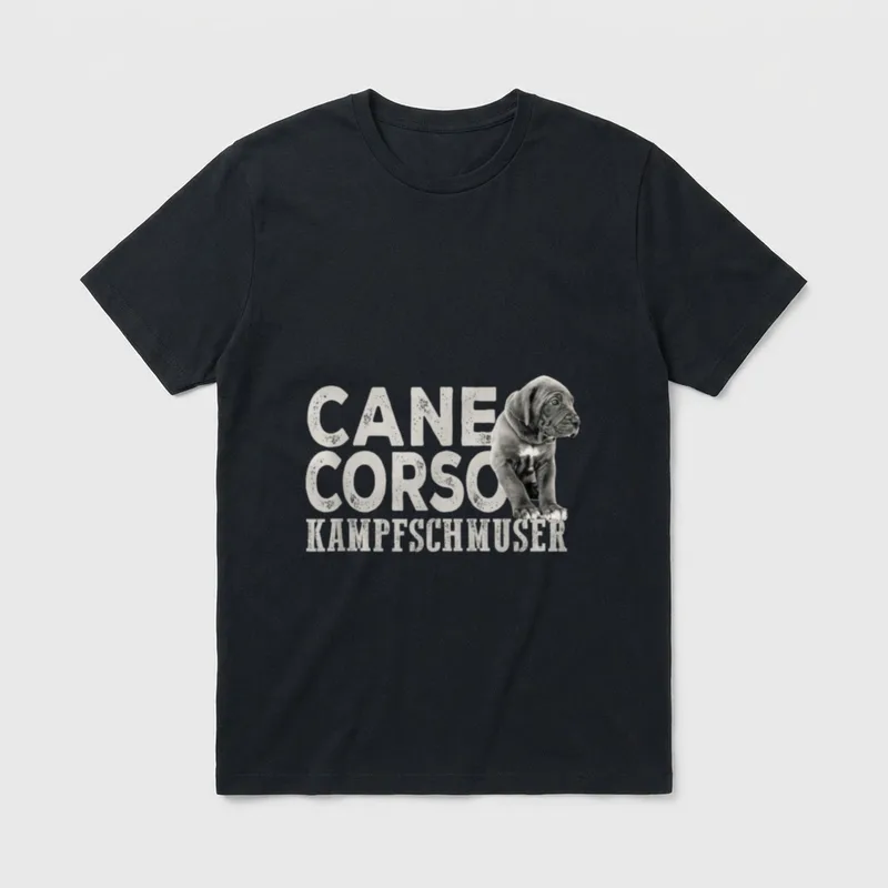 Cane Corso Kampfschmuser Mastino T-Shirt – Klassisches T-Shirt in Schwarz