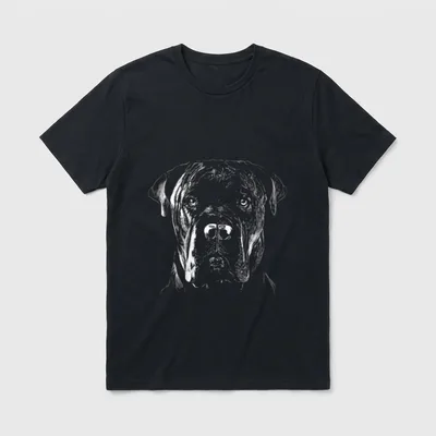 Cane Corso Hundehütte T-Shirt – Klassisches T-Shirt in Schwarz